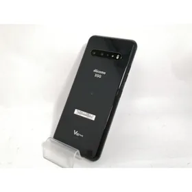 【中古】LG電子 docomo 【SIMロック解除済み】 LG V60 ThinQ 5G ザ ブラック 8GB 128GB L-51A【新宿】保証期間１ヶ月【ランクC】