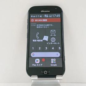 らくらくスマートフォン me F-01L ドコモ ブラック 送料無料 本体 c13953
