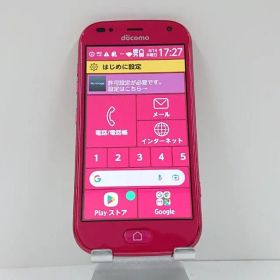 らくらくスマートフォン me F-01L ドコモ ピンク 送料無料 本体 c13948