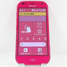 らくらくスマートフォン me F-01L ドコモ ピンク 送料無料 本体 c13971