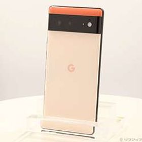 〔中古品〕 Google Pixel 6 256GB カインダコーラル SIMフリー ［6.4インチ有機EL／Google Tensor］〔中古品〕 Google Pixel 6 256GB カインダコーラル SIMフリー ［6.4インチ有機EL／Google Tensor］
