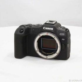【中古】Canon(キヤノン) EOS R8 ブラック ボディ 【344-ud】