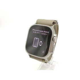 【中古】Apple Apple Watch Ultra2 49mm Cellular チタニウムケース/オリーブアルパインループ(S) MREX3J/A【横浜】保証期間１ヶ月【ランクA】