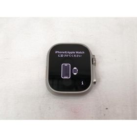 【中古】Apple Apple Watch Ultra2 49mm Cellular チタニウムケース/ブルー/ブラックトレイルループ(M/L) MRF63J/A【DS秋葉】保証期間１ヶ月【ランクA】