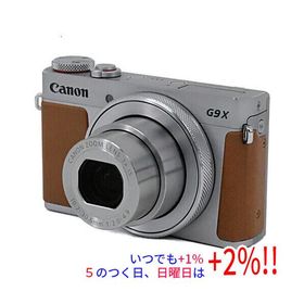【中古】Canon製 PowerShot G9 X Mark II シルバー 2010万画素 本体のみ