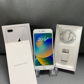 中古 国内版 SIMフリー iPhone8 Plus 256GB シルバー色