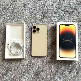 全て純正iPhone 14 Pro max ゴールド 本体 128gb