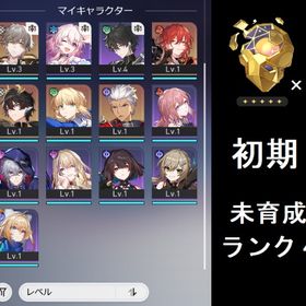 【初期アカ】 セイバー など 男性主人公 | 崩壊スターレイル(崩スタ)のアカウントデータ、RMTの販売・買取一覧