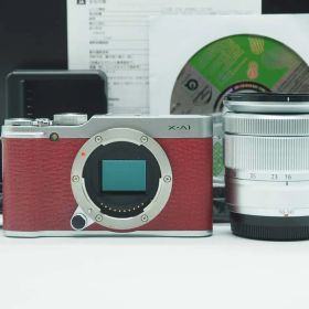 富士フィルム Fujifilm Fuji X-A1 16.3MP Digital Camera 16-50 Lens Red 元箱 [良品] #Z5550A