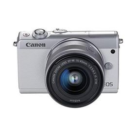 【アウトレット品】Canon ミラーレス一眼カメラ EOS M100 EF-M15-45 IS STM レンズキット(ホワイト) EOSM100WH1545ISSTMLK