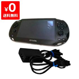 PSVita PlayStation Vita 3G/Wi-Fiモデル クリスタル・ブラック 限定版 (PCH-1100AB01) 本体 すぐ遊べるセット PlayStationVita SONY ソニー 4948872412940 【中古】