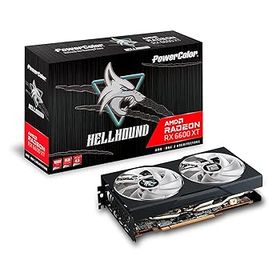 【中古】Power Color AMD Radeon RX6600XT 搭載 グラフィックボード GDDR6 8GB Hellhound [ AXRX 6600XT 8GBD6-3DHL/OC ]