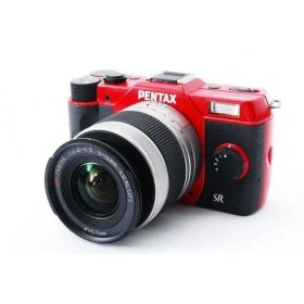 ペンタックス PENTAX Q10 レッド レンズキット 美品 超小型で超かわいい SDカードストラップ付き