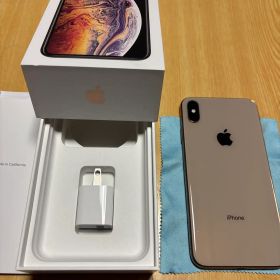 iPhone XS Max 256GB ゴールド 充電アダプタ付き