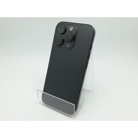 【中古】Apple 国内版 【SIMフリー】 iPhone 16 Pro 128GB ブラックチタニウム MYMV3J/A【柏】保証期間１ヶ月【ランクB】