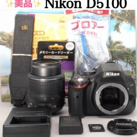 ✨シャッター数少なめ✨Nikon D5100 手ぶれ補正 スマホ転送 自撮りにも