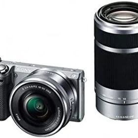 【中古】SONY ミラーレス一眼 NEX-5T ダブルズームレンズキット シルバー NEX-5TY-S