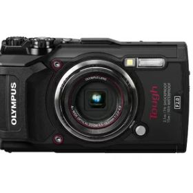【中古】（新古品） OLYMPUS デジタルカメラ Tough TG-5 ブラック 1200万画素CMOS F2.0 15m 防水 100kgf耐荷重 GPS+電子コンパス&内蔵Wi-Fi TG-5 BLK