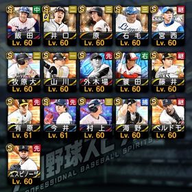 原 石毛 外木場 蓑田 藤井 熱気村上🌈 OB選手多数🔥 | プロスピAのアカウントデータ、RMTの販売・買取一覧