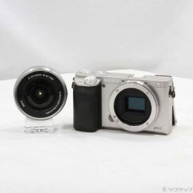 【中古】SONY(ソニー) α6000 パワーズームレンズキット シルバー ILCE-6000L 【262-ud】