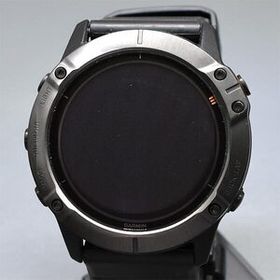 中古 ガーミン GARMIN fenix 6X Pro Dual Power Ti Black DLC 010-02157-53 メンズ