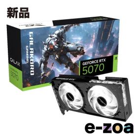玄人志向 クロウトシコウ GALAKURO GAMING NVIDIA GeForce RTX 5070 オーバークロック グラフィックボード GG-RTX5070-E12GB/OC/DF (2648652)