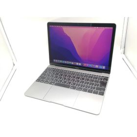 【中古】Apple MacBook 12インチ CTO (Early 2016) シルバー Core m3 (1.1G)/8G/256G(SSD)/intel HD 515【吉祥寺】保証期間1ヶ月【ランクB】
