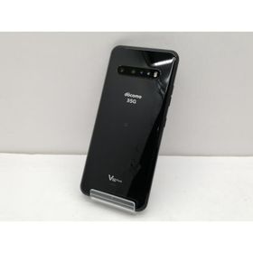 【中古】LG電子 docomo 【SIMロック解除済み】 LG V60 ThinQ 5G ザ ブラック 8GB 128GB L-51A【DS秋葉】保証期間１ヶ月【ランクB】