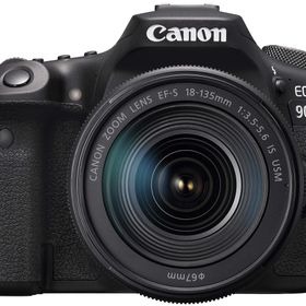 【送料無料】Canon デジタル一眼レフカメラ EOS 90D 色：ブラック、サイズ：18-135mmレンズキット