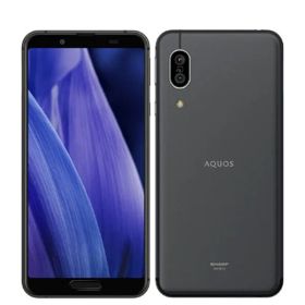 【中古】 SHV48 AQUOS sense3 basic ブラック SIMフリー 本体 au スマホ シャープ【送料無料】 shv48bk7mtm