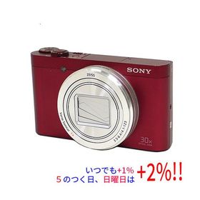 【中古】SONY製 Cyber-shot DSC-WX500 レッド/1820万画素