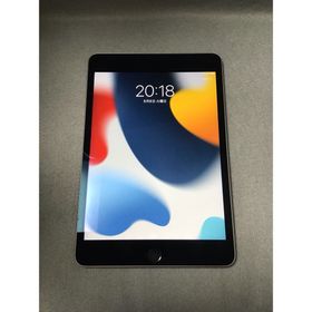 アイパッド(iPad)の美品 国内版 iPad mini 4 128GB Wi-Fi版 スペースグレイ色(タブレット)