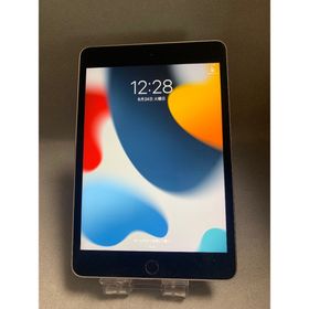 アップル(Apple)の超美品 iPad mini 第4世代 128GB WiFi版 スペースグレイ色(タブレット)