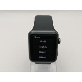 【中古】Apple Apple Watch Series3 42mm GPS スペースグレイアルミニウム/ブラックスポーツバンド MTF32J/A【千葉】保証期間１週間【ランクC】