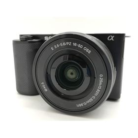 【中古】SONY VLOGCAM ZV-E10L パワーズームレンズキット ブラック【福岡筑紫】保証期間１ヶ月【ランクA】