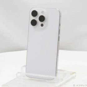〔中古品〕 iPhone16 Pro 256GB ホワイトチタニウム MYN13J／A SIMフリー【371】