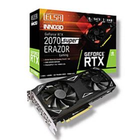 〔中古〕ELSA(エルザ) ELSA GeForce RTX 2070 Super ERAZOR GAMING GD2070-8GERSES〔344-ud〕