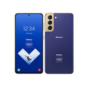 Bランク Galaxy S21 5G Olympic Games Edition SC-51B ファントムブルー docomo版SIMフリー