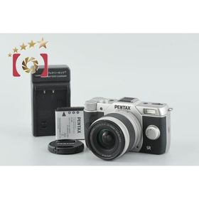 【中古】PENTAX ペンタックス Q10 ズームレンズキット シルバー シャッター回数僅少