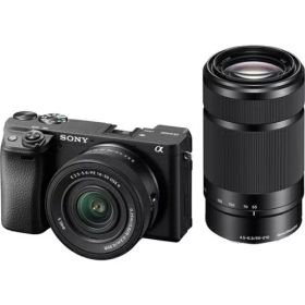 ソニー(SONY) α6400 ILCE-6400XB ブラック ダブルズームレンズキット ミラーレス一眼デジタルカメラ