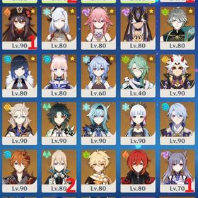 【運命58個】鍾離 雷電2凸+草薙の稲光 ナヒーダ 万葉1凸 胡桃1凸+護摩の杖 夜蘭 綾華 心海 | 原神のアカウントデータ、RMTの販売・買取一覧