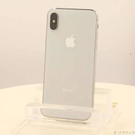 〔中古品〕 iPhoneX 64GB シルバー MQAY2J／A SIMフリー【247】
