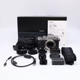 ショット数4618回、元箱付き。★美品★ FUJIFILM フジフイルム X-T5 XF18-55mm レンズキット シルバー