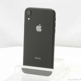 〔中古品〕 iPhoneXR 64GB ブラック MT002J／A SIMフリー【344】