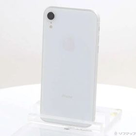 〔中古品〕 iPhoneXR 64GB ホワイト MT032J／A SIMフリー【258】