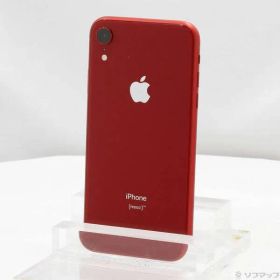 〔中古品〕 iPhoneXR 64GB プロダクトレッド MT062J／A SIMフリー【295】