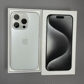 超美品 iPhone 15Pro 128GB ホワイトナチュラル