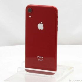 〔中古品〕 iPhoneXR 128GB プロダクトレッド MT0N2J／A SIMフリー【377】