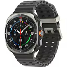 SAMSUNG サムスン Galaxy Watch Ultra（ギャラクシーウォッチ ウルトラ） 2025年モデル 47.1mm/Titanium Silver AGEs指数 血管負荷 抗酸化指数 体組成 生理周期を記録 10ATM防水 クイックボタン 64GBストレージ Dual GPS搭載 Suica対応 最大60時間バッテリースマートウォッチ SM-L705FZS5SJP