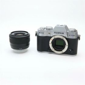 【中古】 《美品》 FUJIFILM X-T50 XC15-45mmレンズキット シルバー [ デジタルカメラ ]